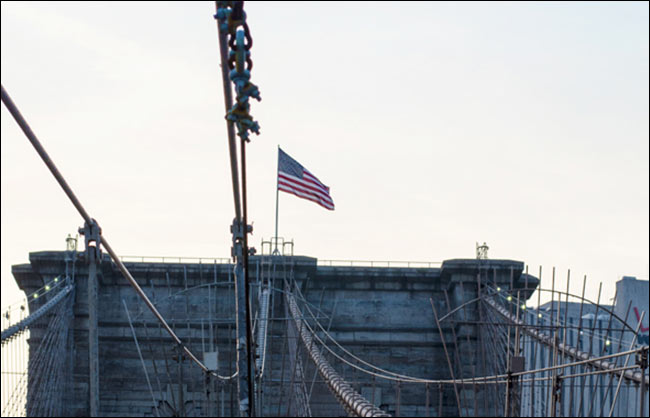 Brooklyn Bridge Flag